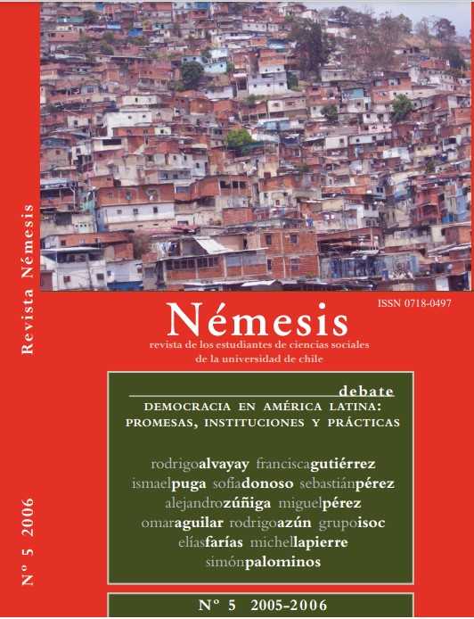 											View No. 5 (2007): Democracia en América Latina: Promesas, instituciones y prácticas
										